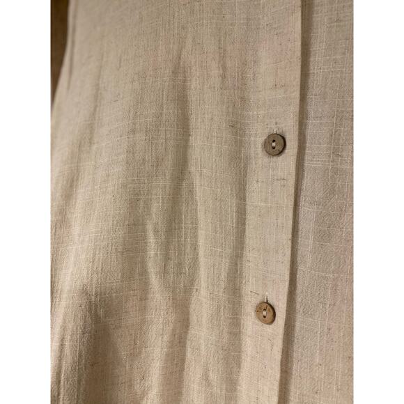 Easel Linen Collared Dress - Picture 3 of 4